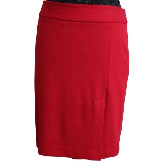 Cache Red Pencil Skirt Women’s Size 4 Career or Party - Picture 2 of 8